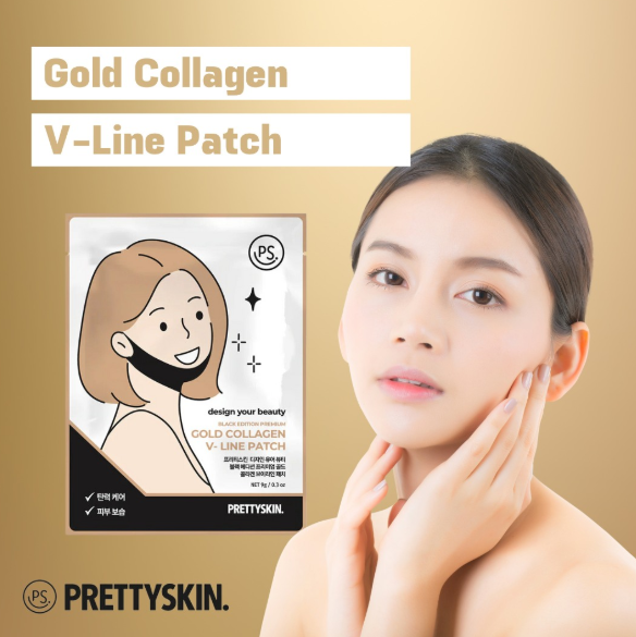 Gold Collagen V-Line Patch (Pack of 13) by PRETTYSKIN